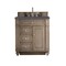 James Martin Vanities Bristol 30in Single Vanity, Whitewashed Walnut w/ 3 CM Charcoal Soapstone Quartz Top 157-V30-WW-3CSP - alternate 1